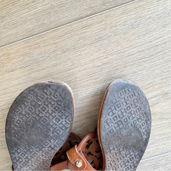 Tory Burch Metallic Brown Thong  Miller Sandals - Picture 7 of 7